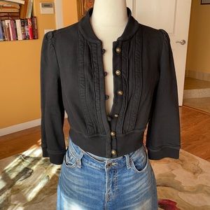 CITIZENS OF HUMANITY Cropped sweatshirt/jacket